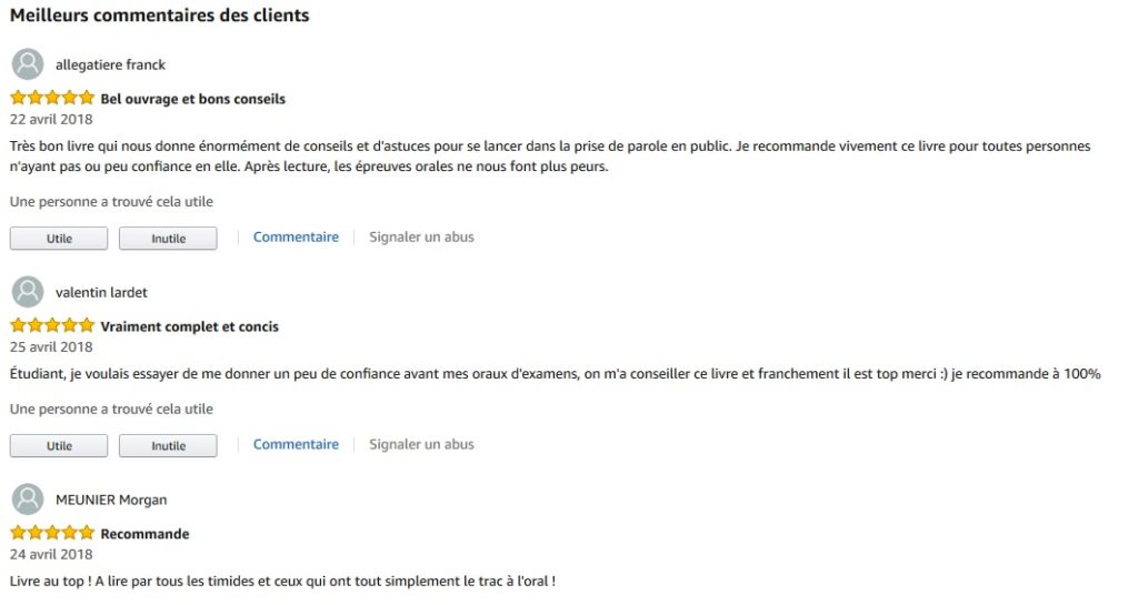 screen commentaire amazon