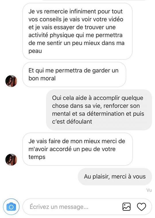 témoignage instagram
