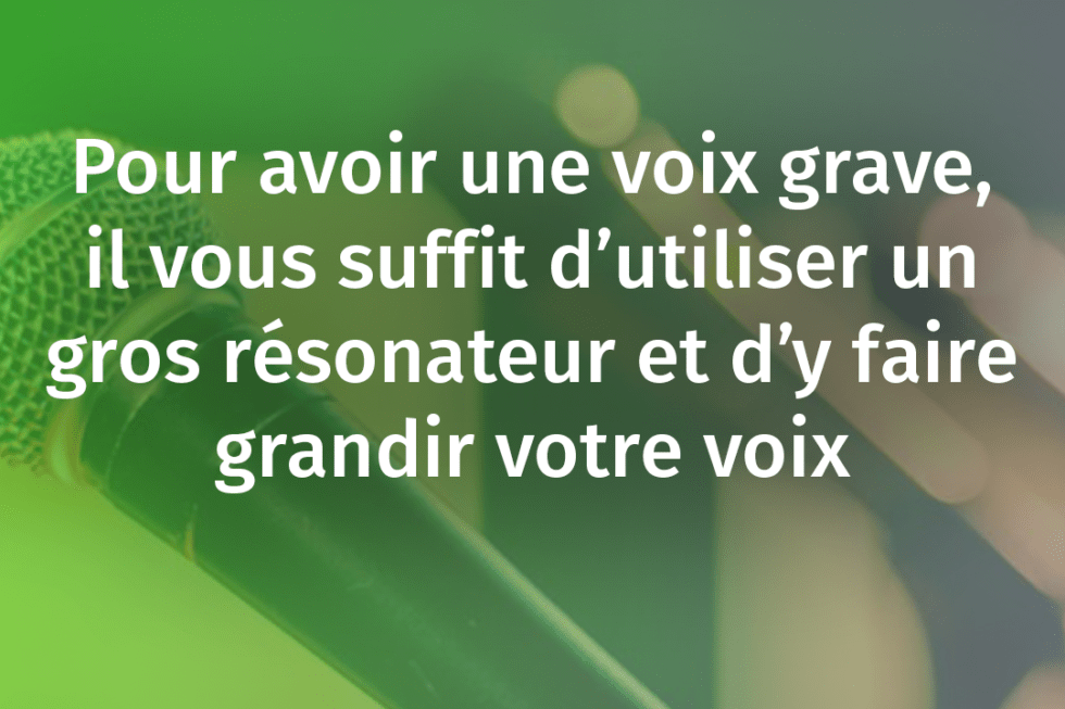 🏆 COMMENT AVOIR une VOIX PLUS GRAVE pour un HOMME