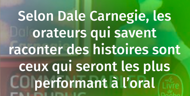 COMMENT PARLER EN PUBLIC RÉSUMÉ DU LIVRE DE DALE CARNEGIE