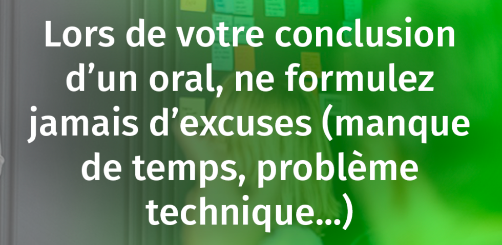 🏆 COMMENT CONCLURE UN ORAL ? - 6 ERREURES à EVITER